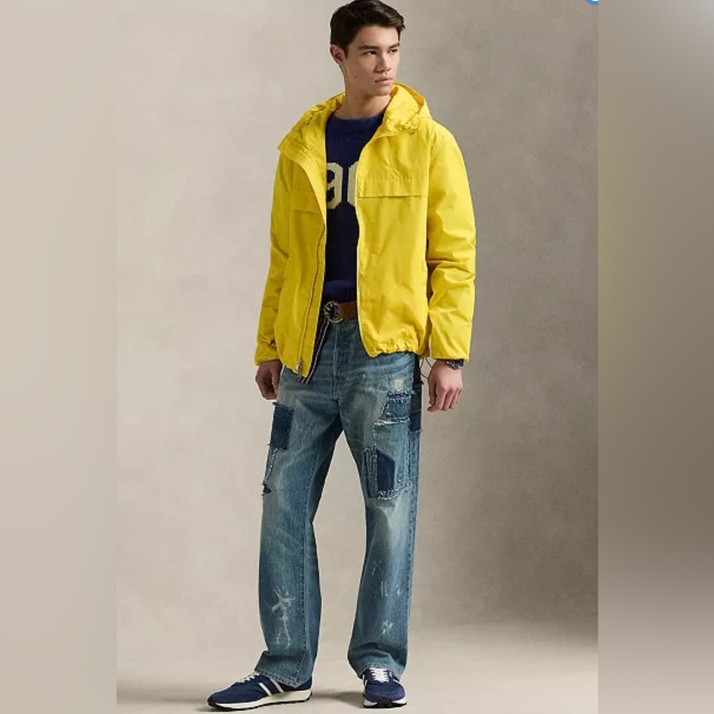 Vibrant Yellow Polo Men's Windbreaker size (S)